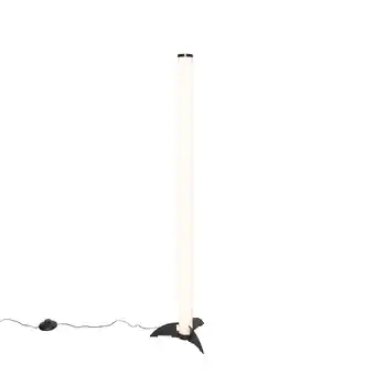 Lampenlicht.nl Design vloerlamp zwart incl. LED met afstandsbediening - Bomba aanbieding