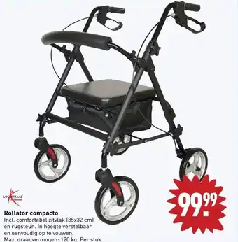 ALDI Rollator compacto aanbieding