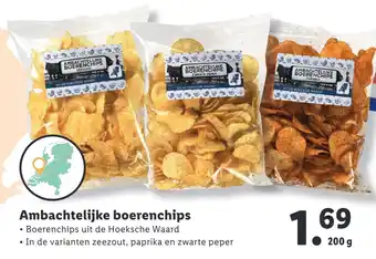 Lidl Ambachtelijke boerenchips 200g aanbieding