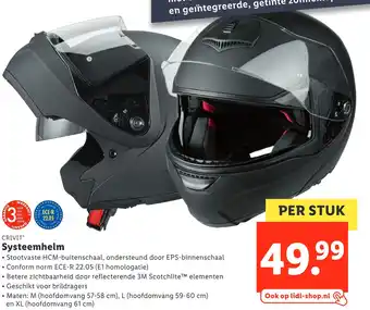 Lidl Systeemhelm aanbieding