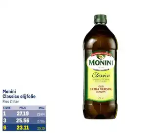 Makro Monini Classico olijfolie aanbieding