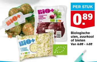 Hoogvliet Biologische uien, zuurkool of bieten aanbieding