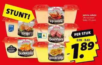 Boni Johma salade aanbieding