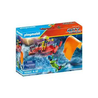 Bol.com PLAYMOBIL City Action Redding op zee: kitesurfersredding met boot - 70144 aanbieding