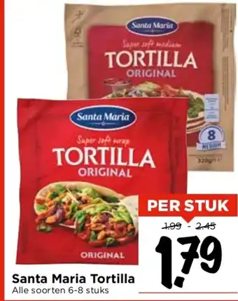 Vomar Voordeelmarkt Santa Maria Tortilla aanbieding
