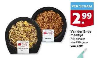 Hoogvliet Van der Ende maaltijd 450g aanbieding