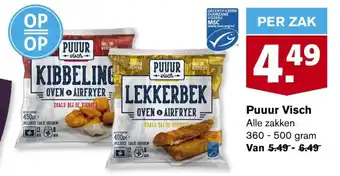 Hoogvliet Puuur Visch aanbieding