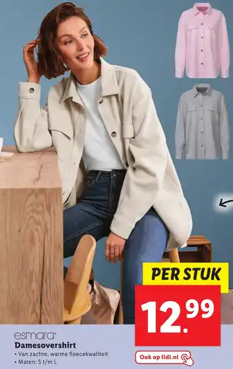 Lidl esmara Damesovershirt aanbieding