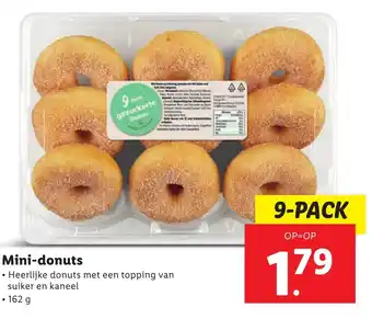 Lidl Mini-donuts 162g aanbieding