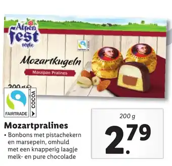 Lidl Mozartpralines 200g aanbieding