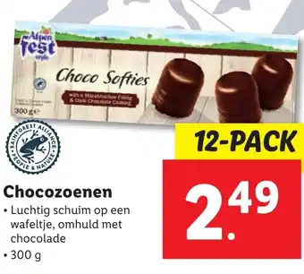 Lidl Chocozoenen 300g aanbieding