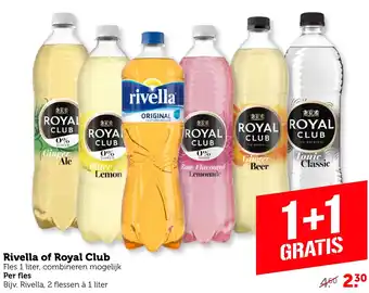 Coop Rivella of Royal Club 1 liter aanbieding