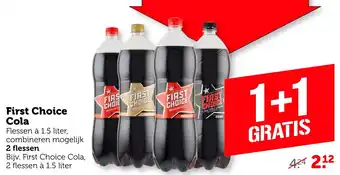 Coop First Choice Cola aanbieding