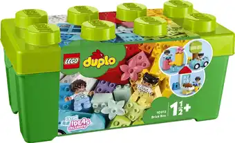 Amazon LEGO 10913 DUPLO Opbergdoos, Educatief Speelgoed voor Kindjes vanaf 1,5 Jaar, met Kleurrijke Onderdelen en Figuren, Origineel aanbieding