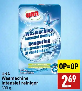 ALDI UNA Wasmachine Intensief Reiniger 300g aanbieding