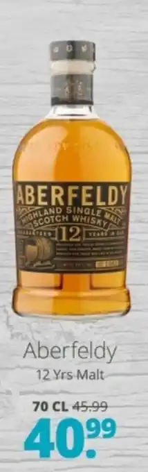 Mitra Aberfeldy 12 Yrs Malt 70 cl aanbieding