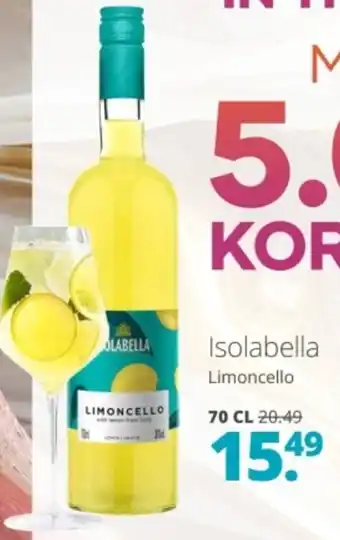 Mitra Isolabella Limoncello 70cl aanbieding