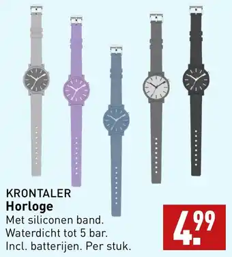 ALDI KRONTALER Horloge aanbieding