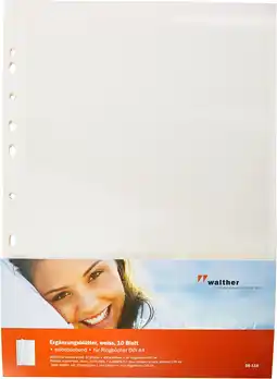 Amazon walther design aanvullende vellen wit 23,5 x 31,5 cm 10 vellen zelfklevend DS-118 aanbieding
