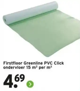 GAMMA Firstfloor Greenline PVC Click ondervloer 15 m² per m² aanbieding