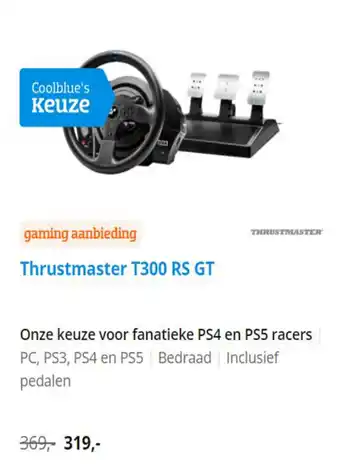 Coolblue Thrustmaster t300 rs gt aanbieding