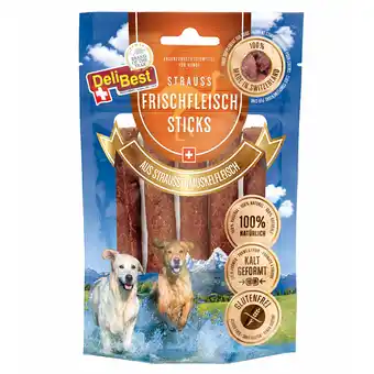 Zooplus 5x10cm Struisvogelvleessticks DeliBest Hondensnacks aanbieding