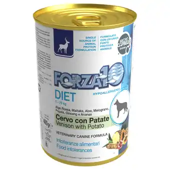 Zooplus 6x 400g Forza 10 Diet Laag Graan Wild & Aardappel Hondenvoer Nat aanbieding