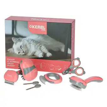 Zooplus Kerbl Pet 7-delige verzorgingsset voor katten aanbieding