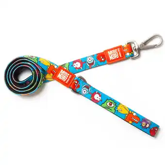 Zooplus Max & Molly Korte Lijn Little Monsters - Maat S: 120 cm lang, 15 mm breed aanbieding