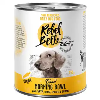 Zooplus Rebel Belle Adult Good Morning Bowl – vegetarisch Hondenvoer 6 x 750 g aanbieding