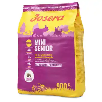 Zooplus 900g Josera Mini Senior droog hondenvoer aanbieding