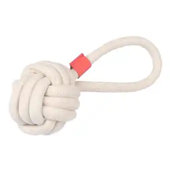 Zooplus TIAKI Hondenspeelgoed Touwbal met Handvat 23xØ8,3cm aanbieding