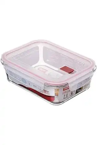 Amazon Tatay Voedselcontainer, glas, luchtdicht, inhoud 1,5 liter, clipdeksel, BPA-vrij, magnetronbestendig, oven, vriezer en vaatwa aanbieding
