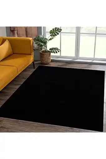 Amazon SANAT Laagpolig tapijt voor de woonkamer, effen moderne tapijten voor de slaapkamer, werkkamer, kantoor, hal, kinderkamer en aanbieding