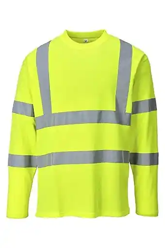 Amazon T-shirt maniche lunghe Hi-Vis aanbieding