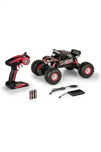 Amazon Carson 500404130 The Beast 1:12 – RC-auto als amfibievoertuig, 100% RTR, voor land en water, robuust en waterbestendig, met 2 aanbieding