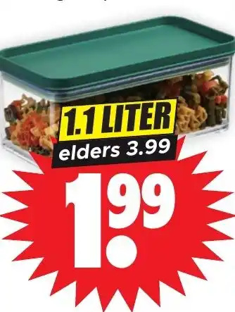 Dirk Bewaarbus 1.1 liter aanbieding