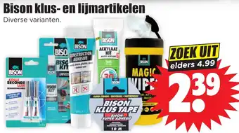 Dirk Bison klus en lijmartikelen aanbieding