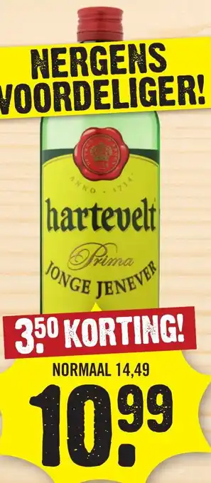 Dirk Hartevelt jonge jenever hele liter aanbieding