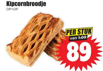 Dirk Kipcornbroodje per stuk aanbieding