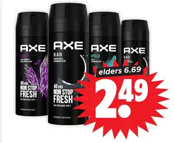 Dirk Axe deodorant 150 ml aanbieding