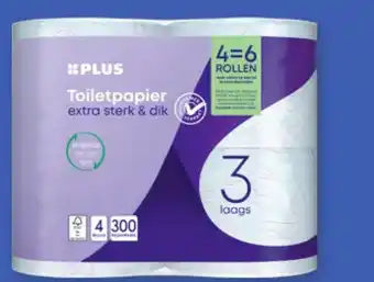 PLUS PLUS Toiletpapier 3-laags aanbieding