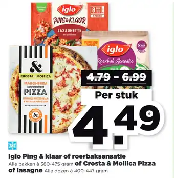 PLUS Iglo Ping & klaar of roerbaksensatie aanbieding