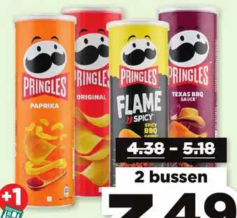 PLUS Pringles 160 - 165 gram aanbieding