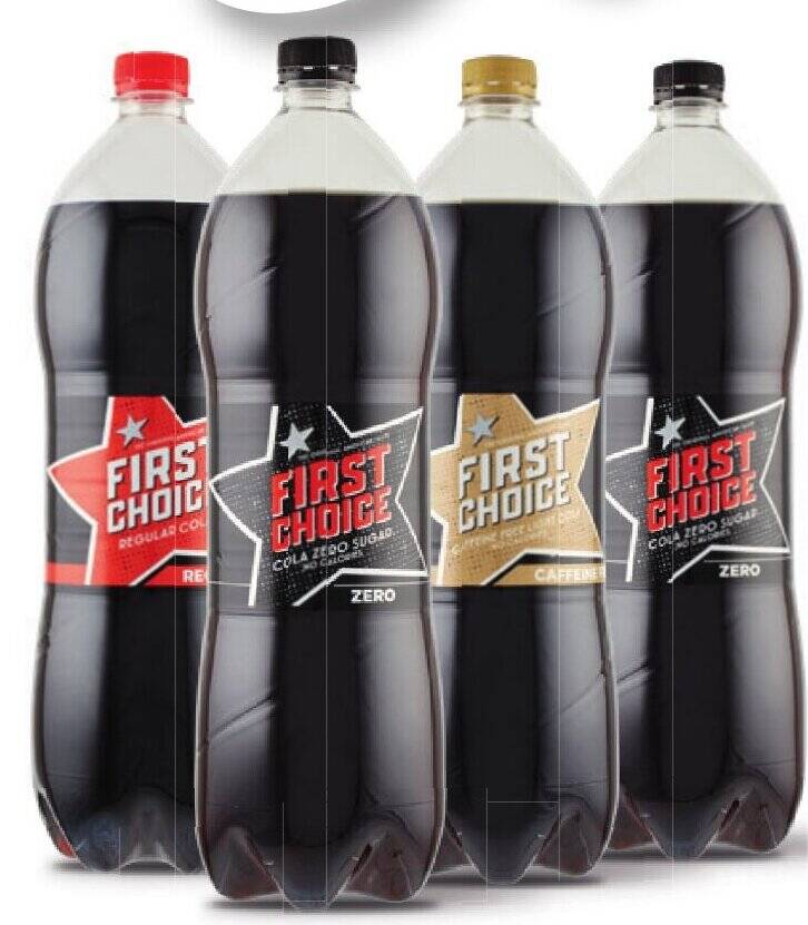 First choice cola 1,5 liter 1.5 liter aanbieding bij PLUS