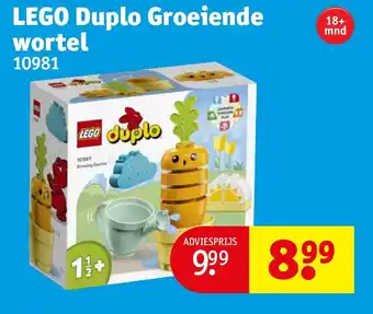 Kruidvat LEGO Duplo Groeiende wortel 10981 aanbieding