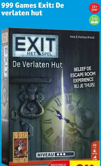 Kruidvat 999 Games Exit: De verlaten hut aanbieding