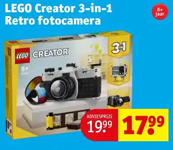 Kruidvat LEGO Creator 3-in-1 Retro fotocamera aanbieding