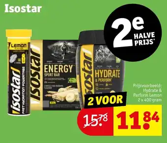 Kruidvat Hydrate & Perform Lemon 2 x 400 gram aanbieding