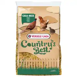 Pets Place Versele-Laga Country`s Best Gra-Mix Pluimveemix Met Grit - Kippenvoer - 20 kg aanbieding